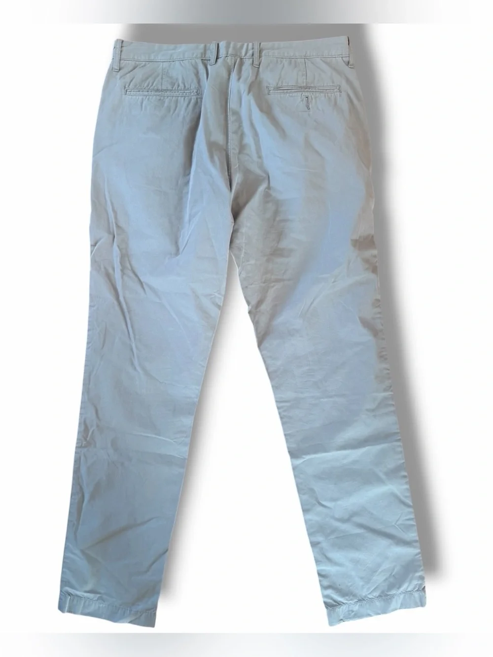 J. Crew 770 Straight-fit Stretch Chino Pants Light Gray Casual Flat Front W33